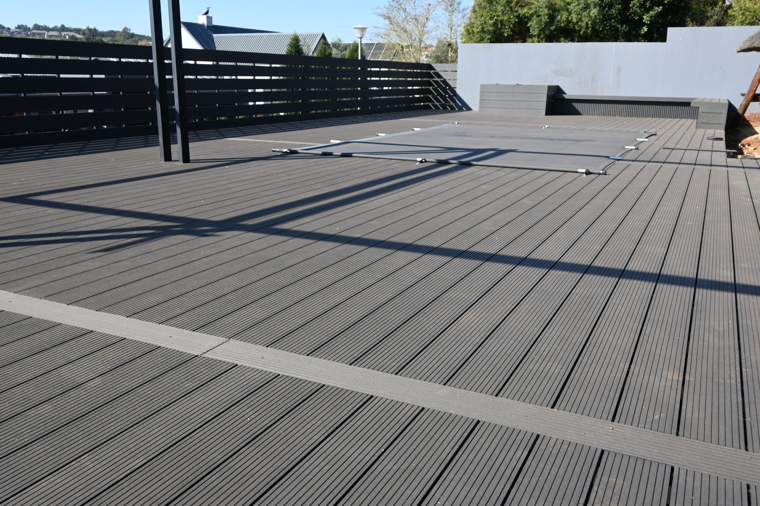 Composite pergola and decking project