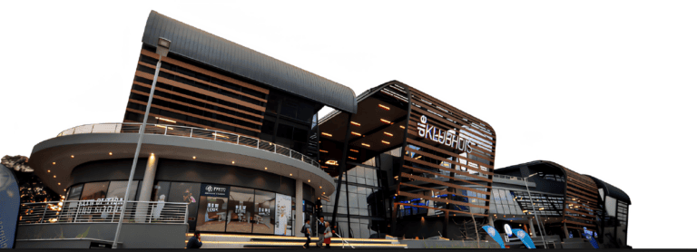 Die Klubhuis commercial building with composite cladding in Hazelwood, Pretoria